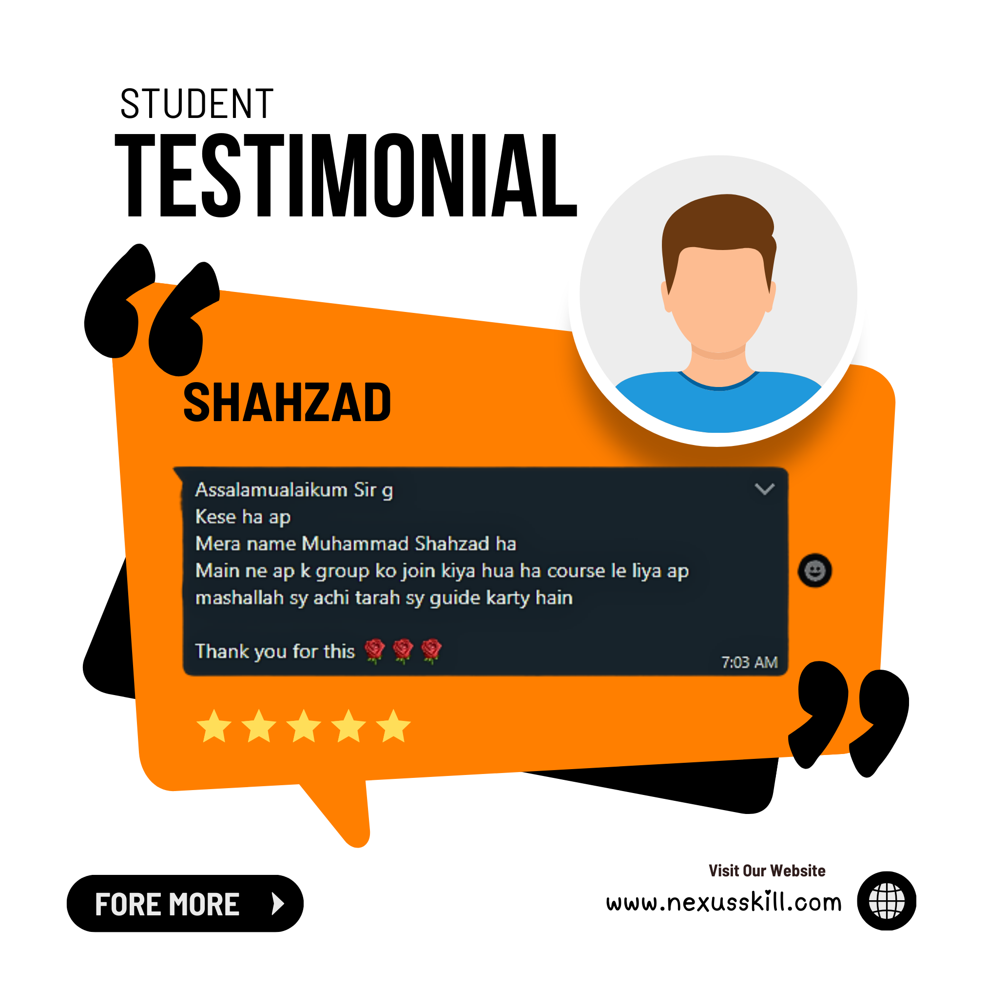 Nexus Skill Student Reviews